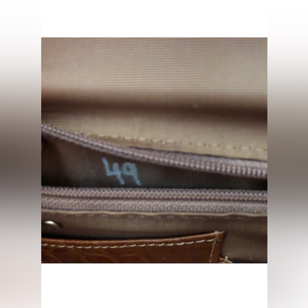 Nordstrom Leather Alligator Print Structured Bag - Picture 5 of 10